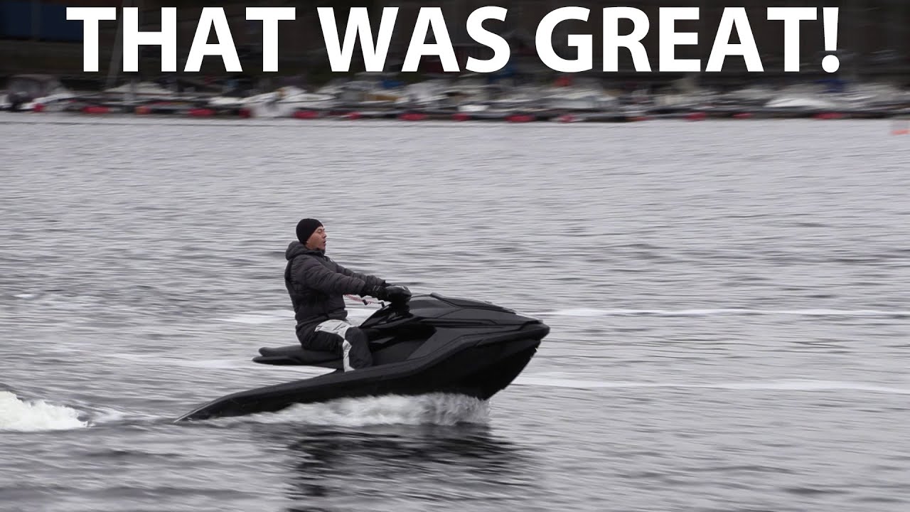 Испытание электрического гидроцикла Taiga Orca P2 в Осло