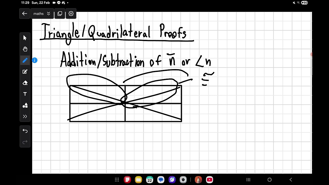 triangle/quadrilateral proofs tutorial by GTT