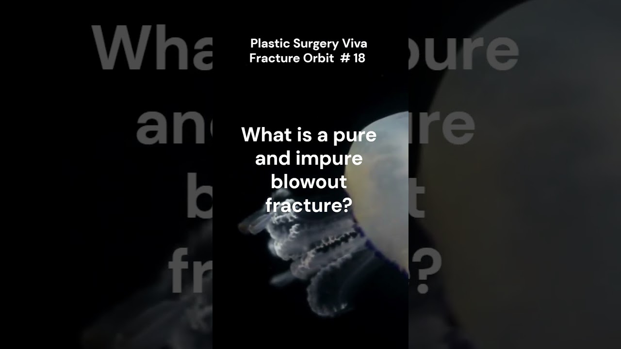 Что такое чистый и нечистый взрывной перелом? Fracture Orbit Viva # 18 # Shorts