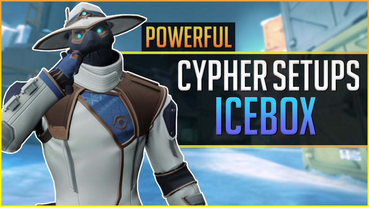 Valorant: OP Cypher Setups on Icebox - One Way Smokes and Tripwire Wallbangs