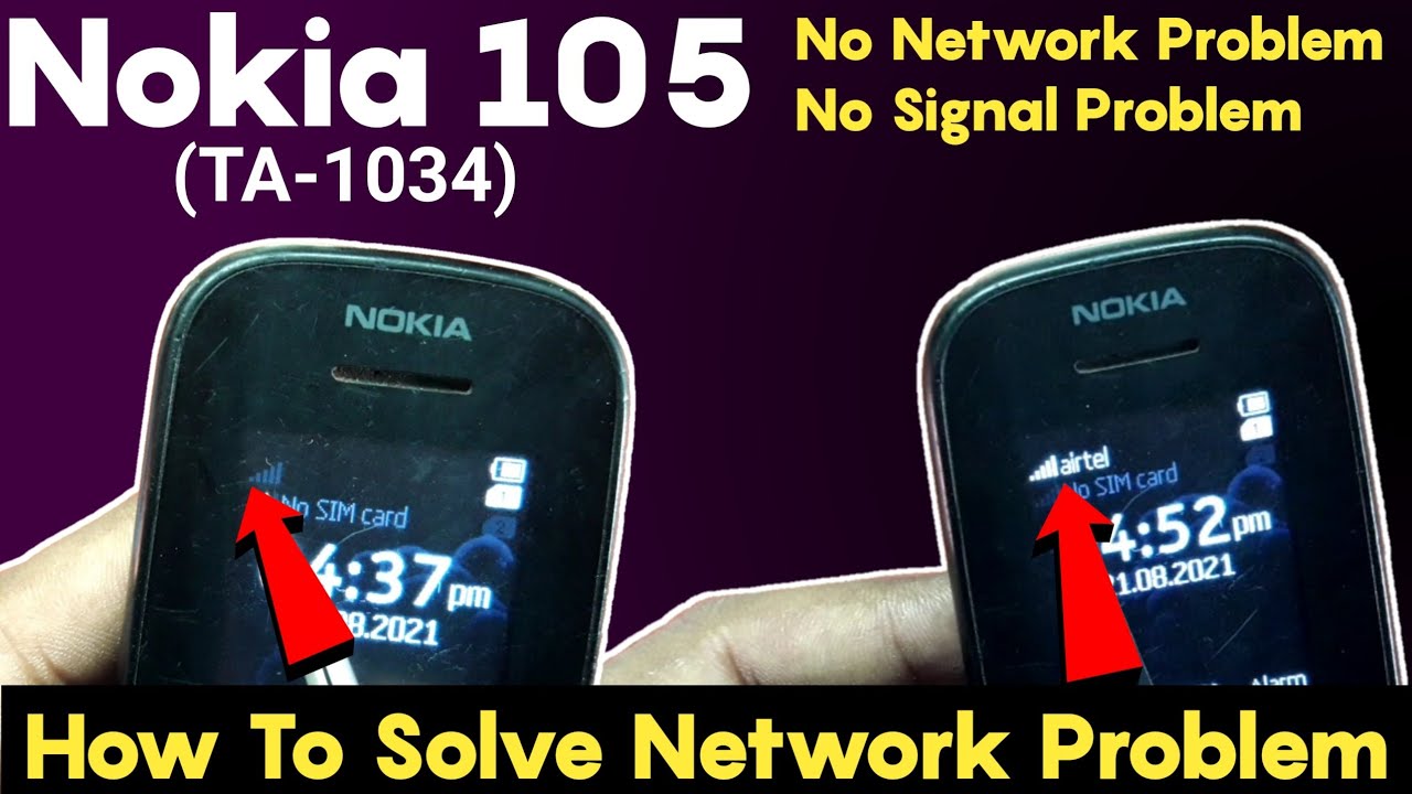Nokia 105 Network Problem | Nokia 105 No Network Problem | How To Solve Network Problem