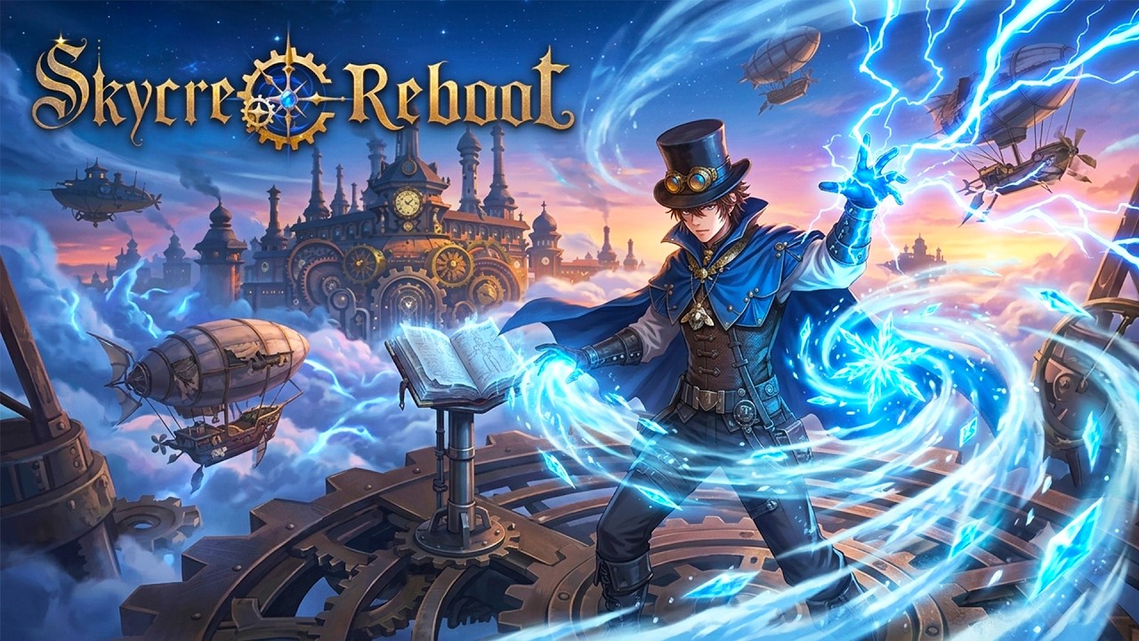 I Became an ICY LIGHTNING GOD in this STEAM PUNK Action Roguelite! &ndash; Skycore Reboot