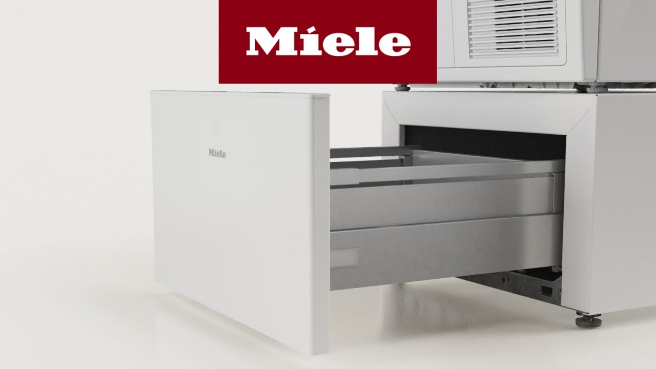 Wie installiere ich meinen Trockner auf einem Sockel WTS510? | Miele