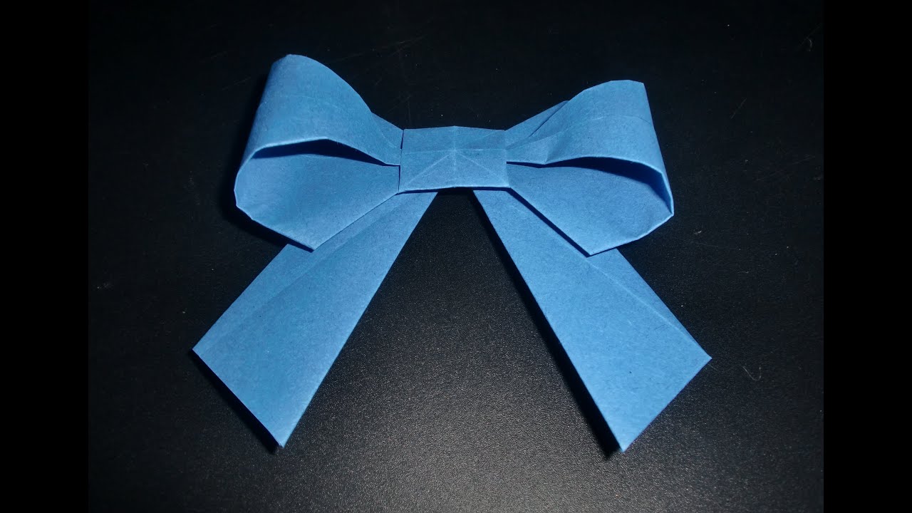 Schleife aus Papier: Origami - PaperART - Faltanleitung [HD/deutsch]