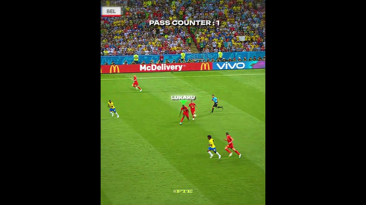 Belgium Epic Counter Attack 😍🔥