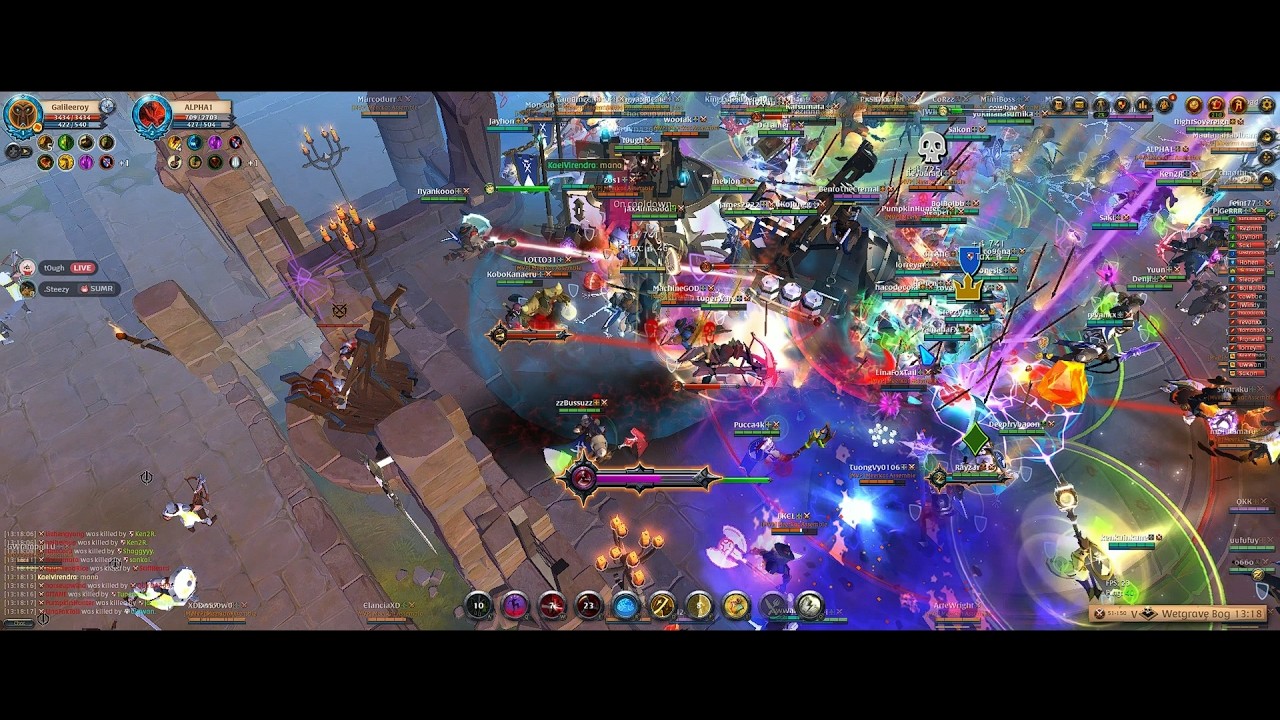 Albion Online I Lifecurse Staff I ZvZ I Summers vs Meerkat Assemble