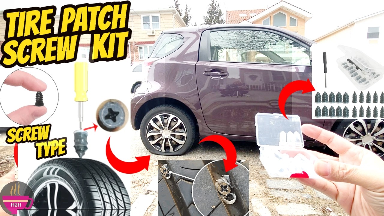 Комплект для ремонта шин с винтовым креплением от Aliexpress /Temu#tirerepair #tirepatch #aliexpress