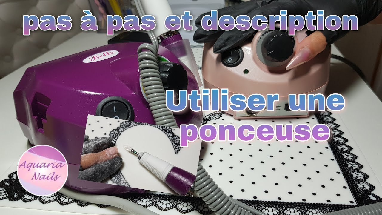 Utiliser une ponceuse - description ponceuse - pas à pas et astuce - info pour gaucher