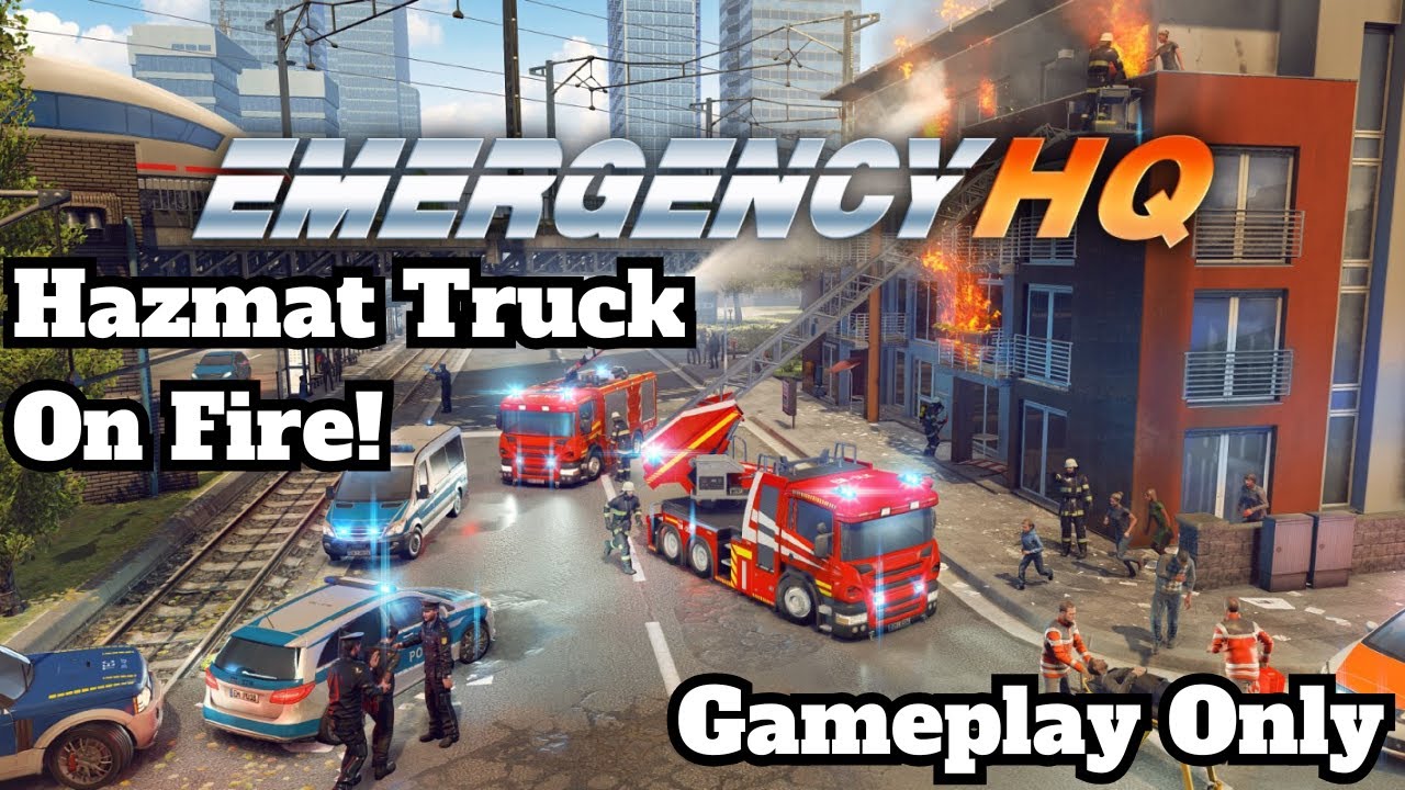 Emergency HQ Mobile Gameplay | Hazmat Truck On Fire! | Platinum Award