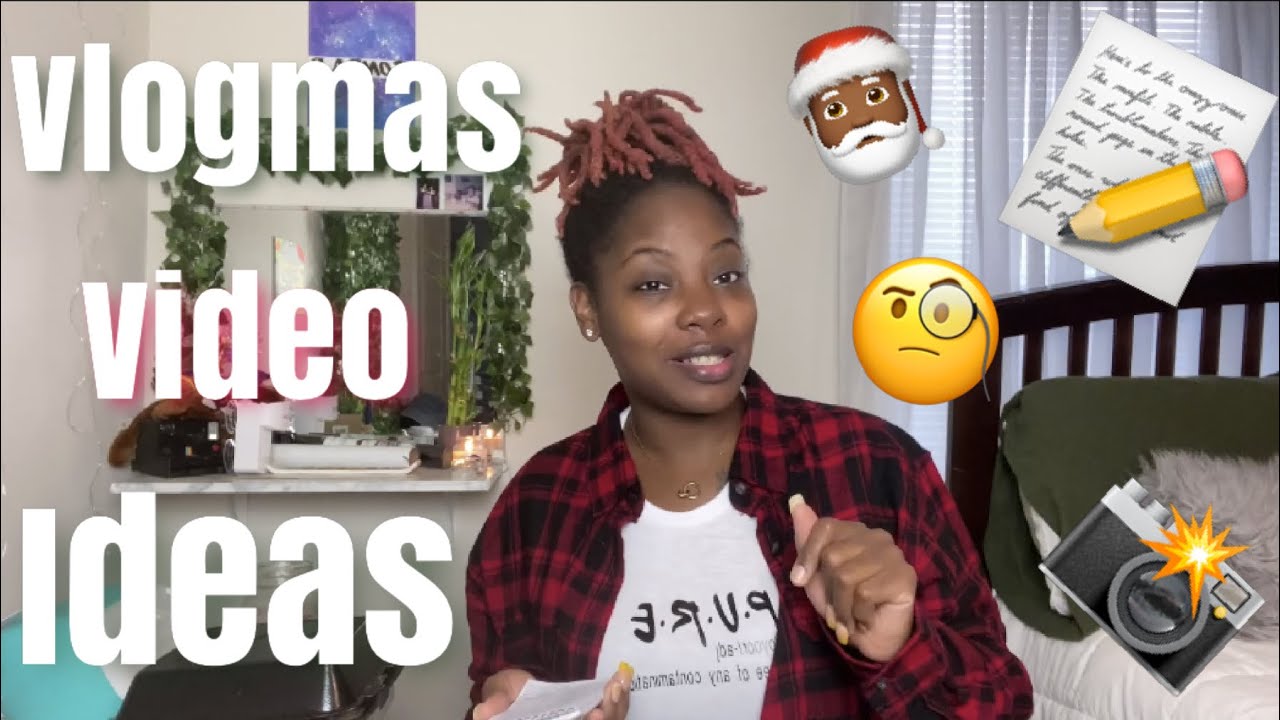 25 Vlogmas Intro Ideas| Ronda B