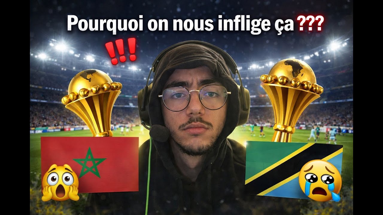 Maroc 🇲🇦 vs Tanzanie 🇹🇿 | Réaction LIVE (Rediffusion)