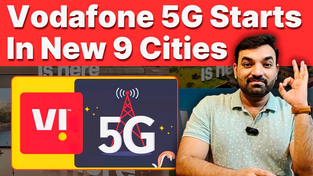 Vi 5G Network Starts In New 9 Cities #vodafoneidea #telecom #vi5g #vodafoneidea 
