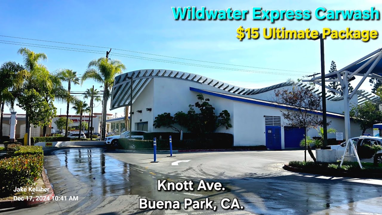Nice Affordable Tunnel Wash ~ Wildwater Express Car Wash | Knott Ave., Buena Park, CA.