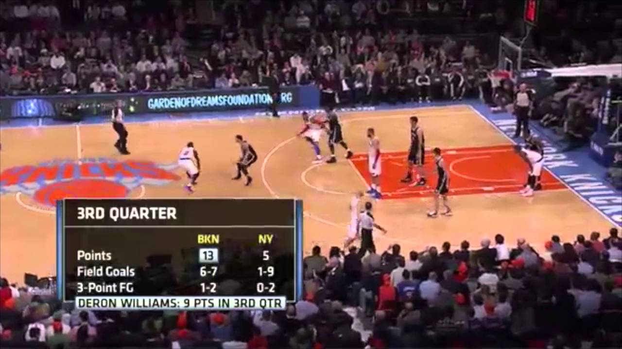 Knicks Horns Double Drag Lob