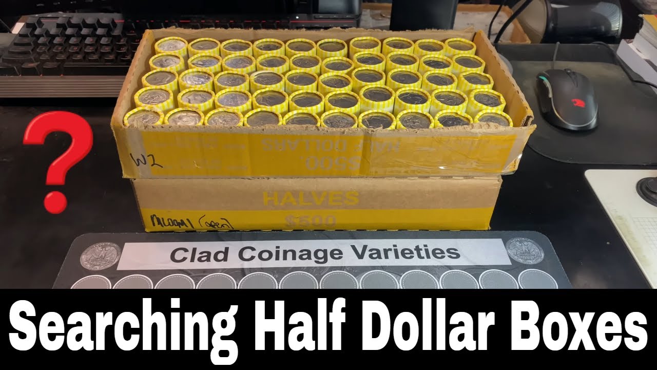Searching Half Dollar Boxes for Silver Coins