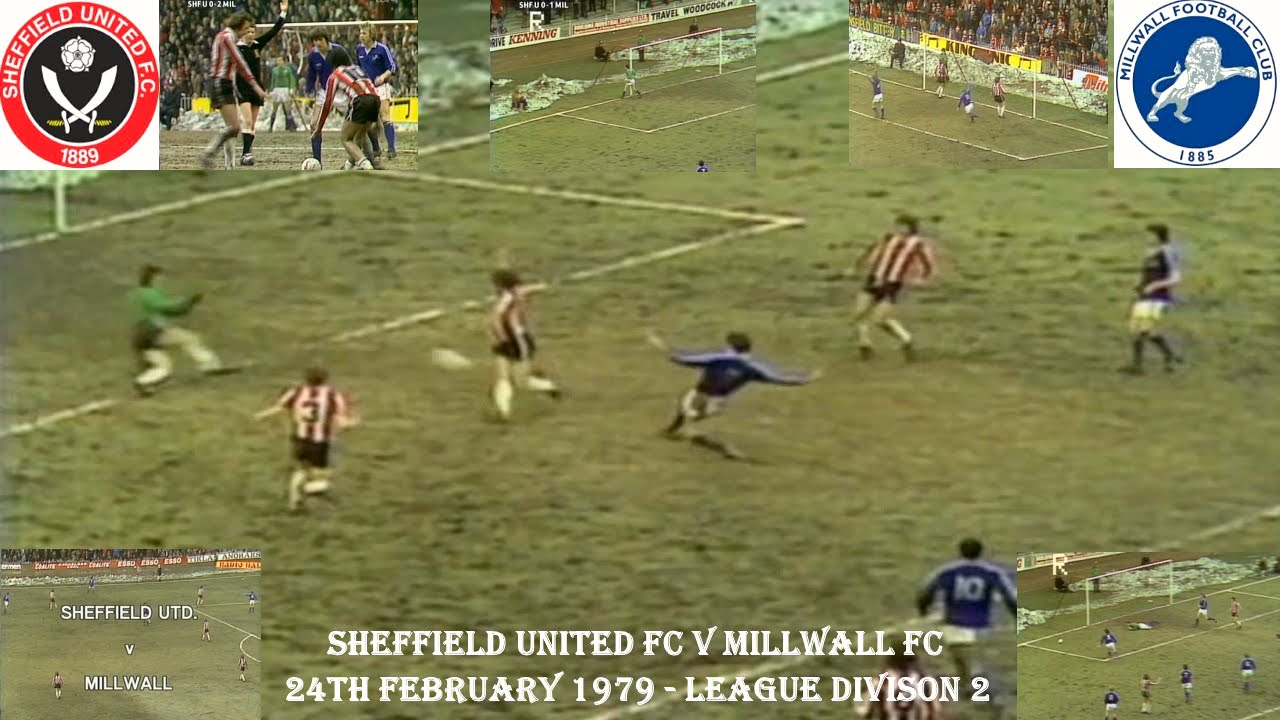 SHEFFIELD UNITED FC V MILLWALL FC - 24TH FEBRUARY 1979 - SECOND DIVISION - BRAMHALL LANE