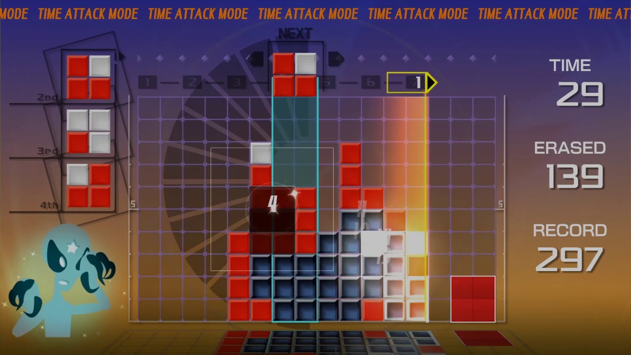 Lumines: Remastered 60 seconds Time Attack - 300!