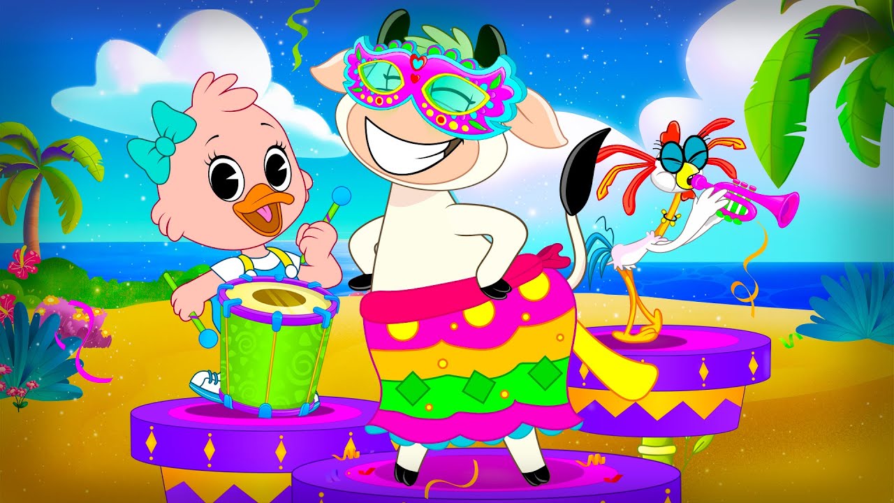 ¡Vamos a Bailar con La Patita Lulu y La Vaca Lola: Sambalele y A Ram Sam Sam! | Canciones Infantiles