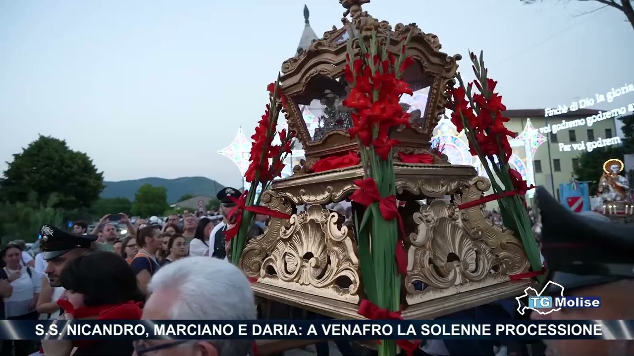 S.S. Nicandro, Marciano e Daria: a Venafro la solenne processione
