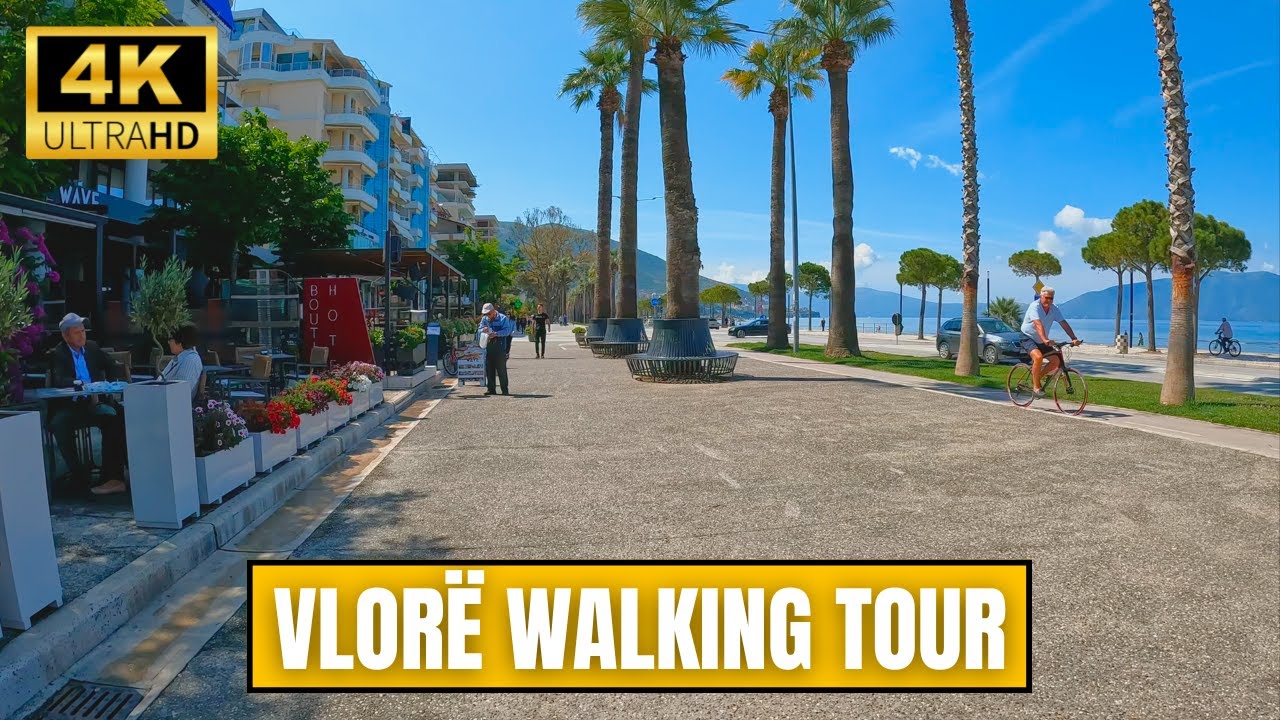 Walking in Vlore, Albania 🇦🇱 | Stunning 4K Coastal City Tour