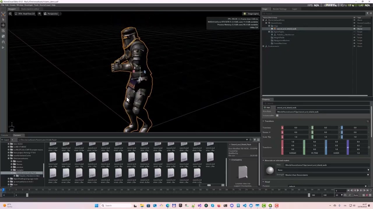 AtomsOmniverse - Walkthrough