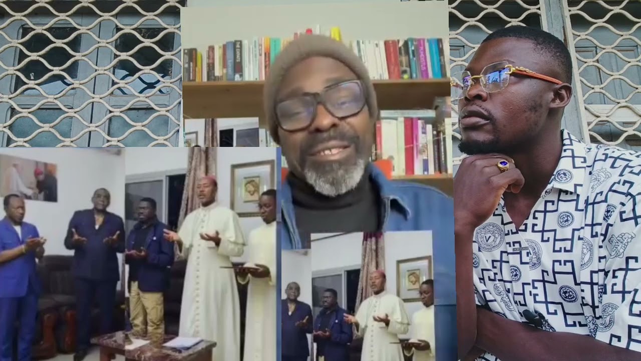 Ngoh ngoh en pleine prière à la présidence 🙏😢💯😂