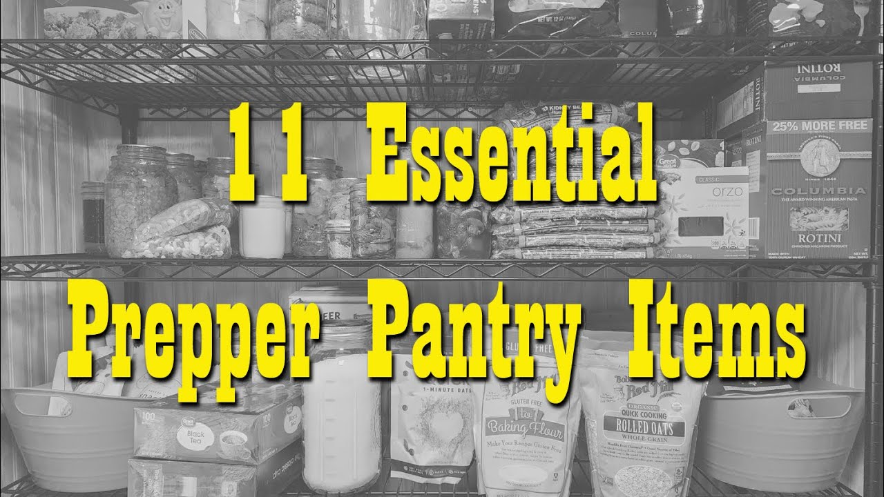 Essential Prepper Pantry Items we all MUST Have!
