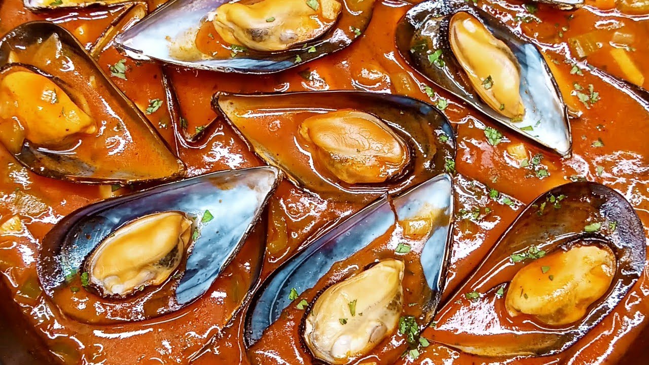 💥 Receta de Mejillones en Salsa de Tomate...💥 BUENÍSIMOS!!!
