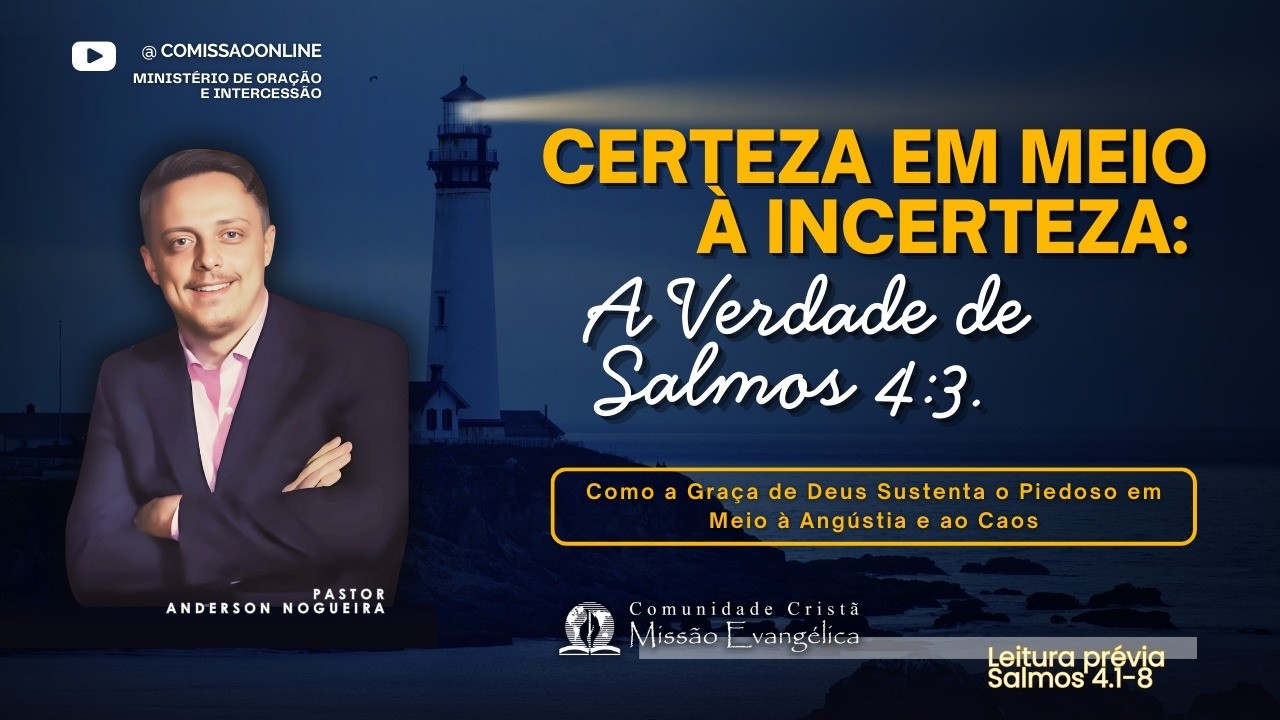Culto Online - Comunidade Cristã Missão Evangélica. Sexta-feira 20/02/2026