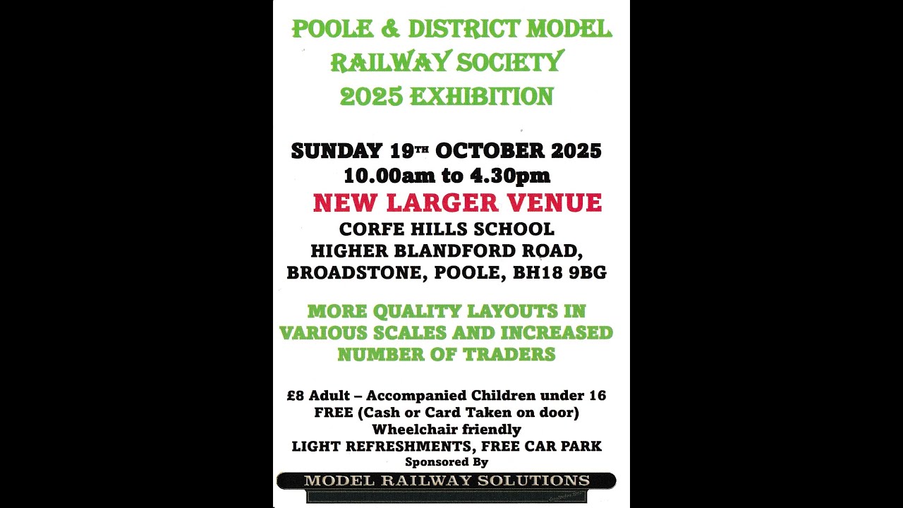 Poole Model Railway Exhibition 2025