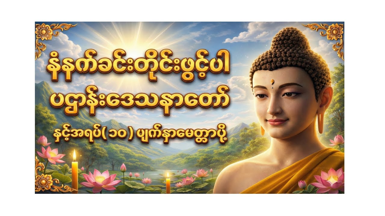 ပဌာန်းဒေသနာတော် နှင့်အရပ်( ၁၀ ) မျက်နှာမေတ္တာပို့