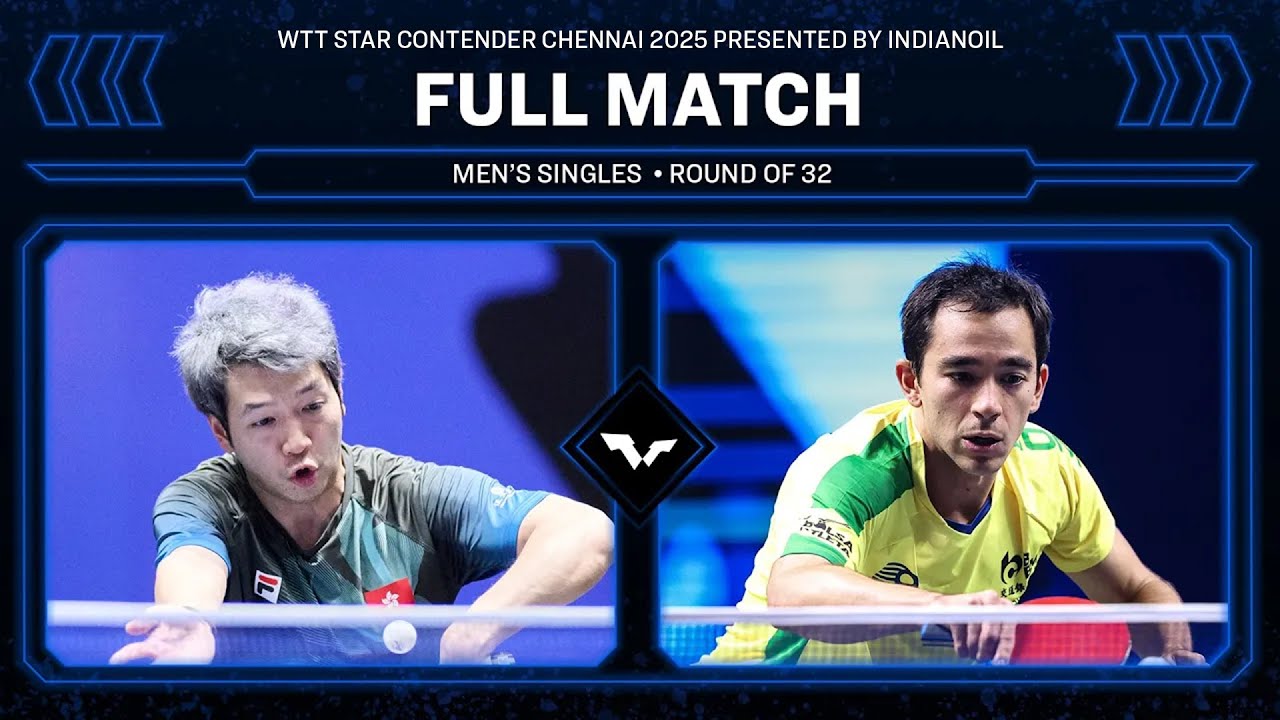 FULL MATCH | Ho Kwan Kit vs Hugo Calderano | MS R32 | #WTTChennai 2025