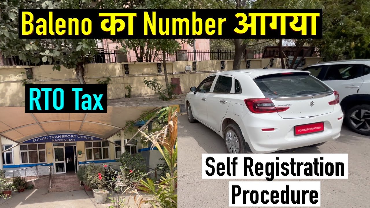 New Car Registration Charges | Finally Baleno का Number आगया | Rs. 60,000 Tax Charges | VIP Number ?