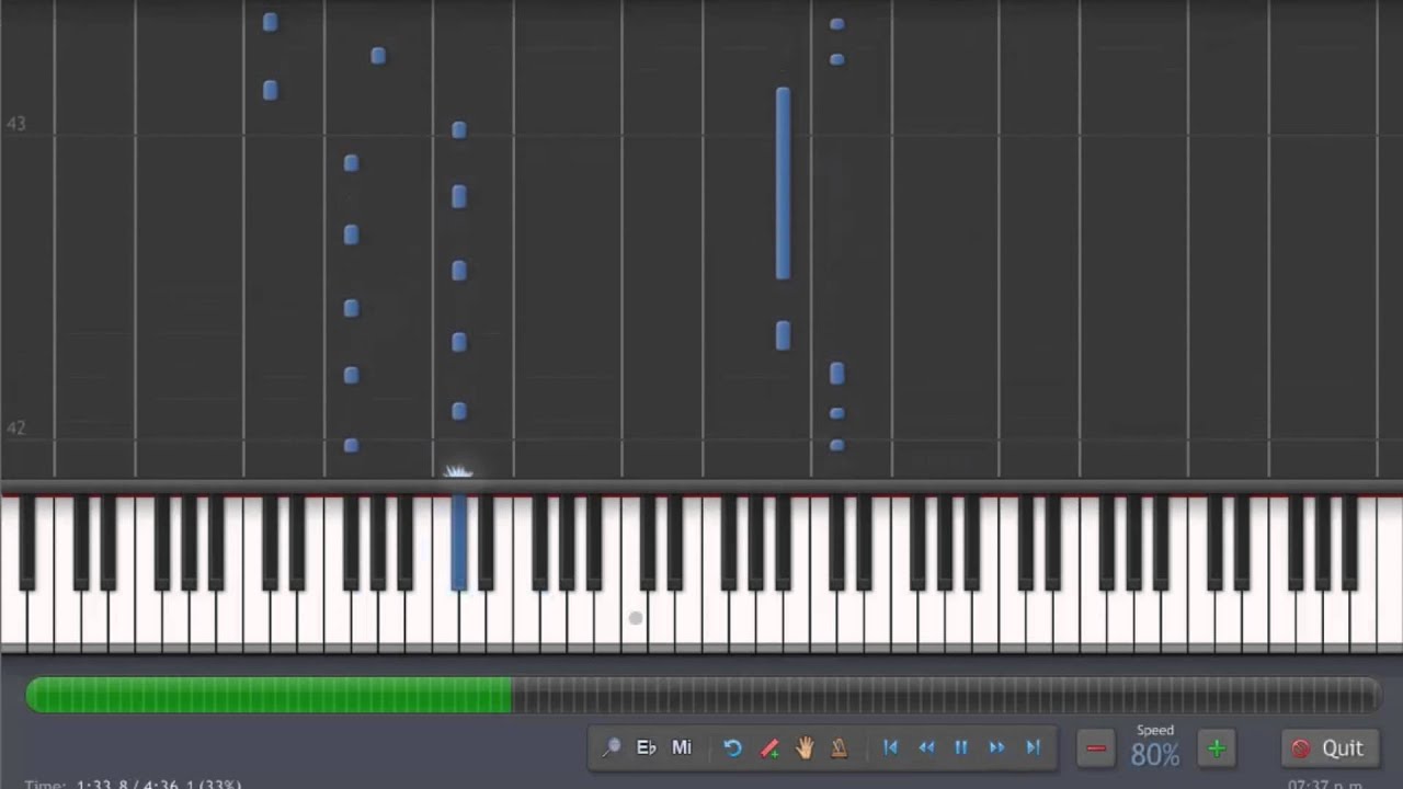 Miss Moving On - Fifth Harmony - Piano Tutorial - Synthesia