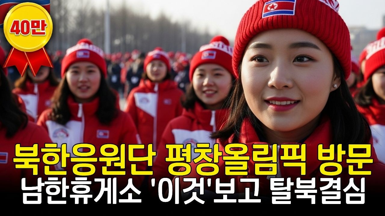 북한응원단 평창올림픽 갔다가 남한휴게소 ‘이것’보고 탈북을 결심하다.