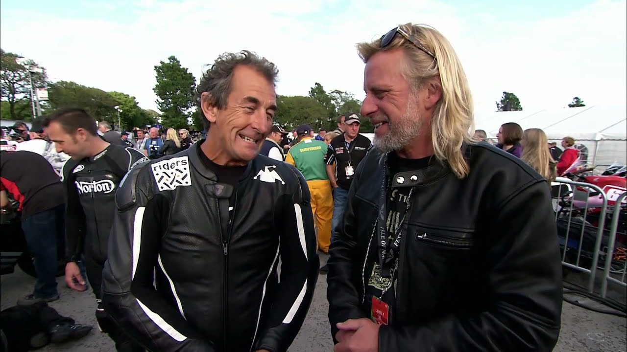 Генри Коул посещает Classic TT 2015 года