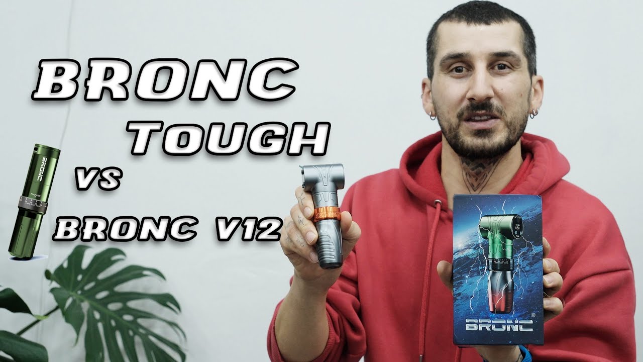 Bronc Tough wırelless pen  Tanıtımı Vs Bronc V12 Dövme makinesi