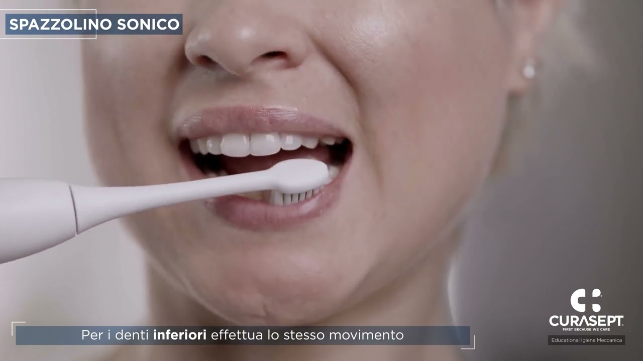CURASEPT | UTILIZZO CORRETTO DELLO SPAZZOLINO SONICO