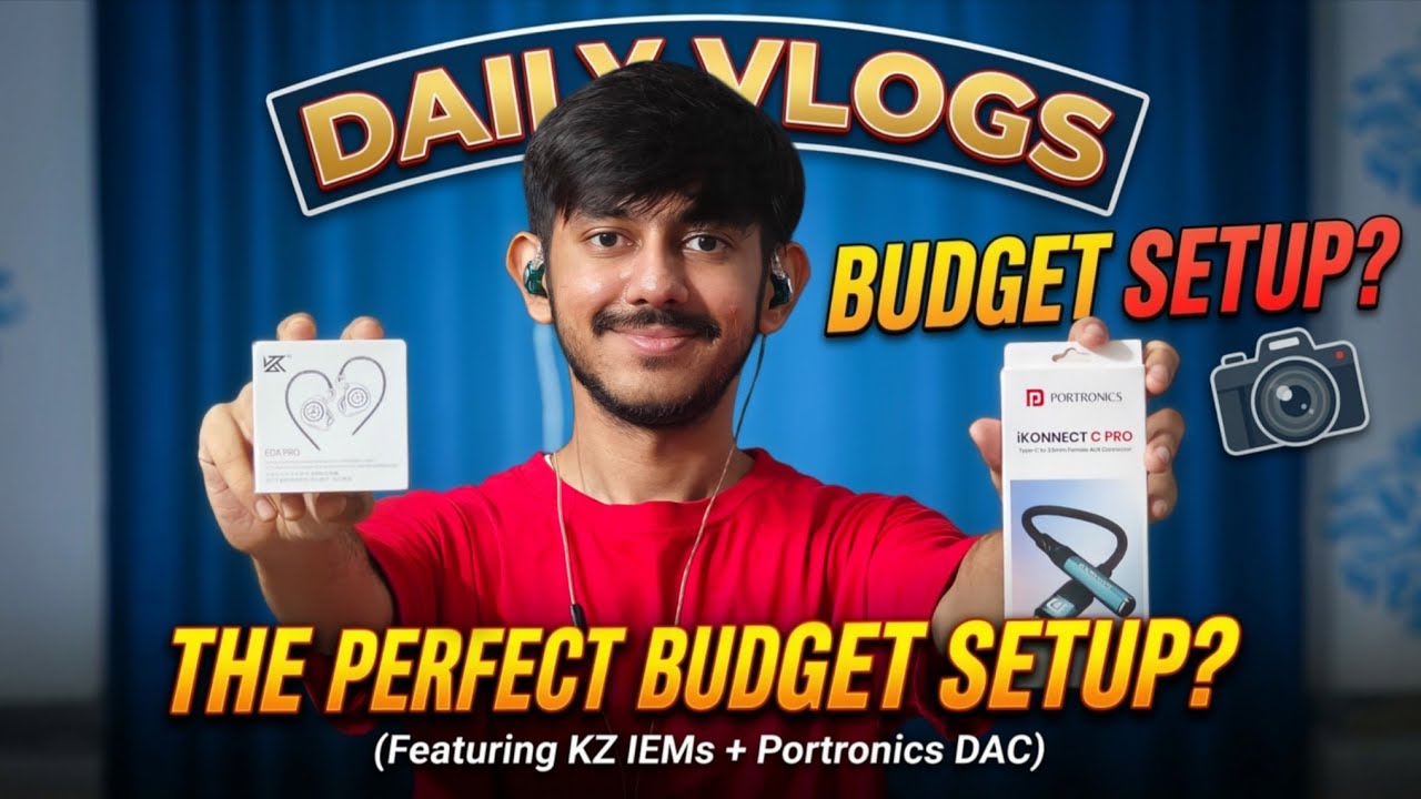 Vlog 268 | KZ EDX Pro vs OnePlus Buds for BGMI 🎧 DAC Problem & Audio Test