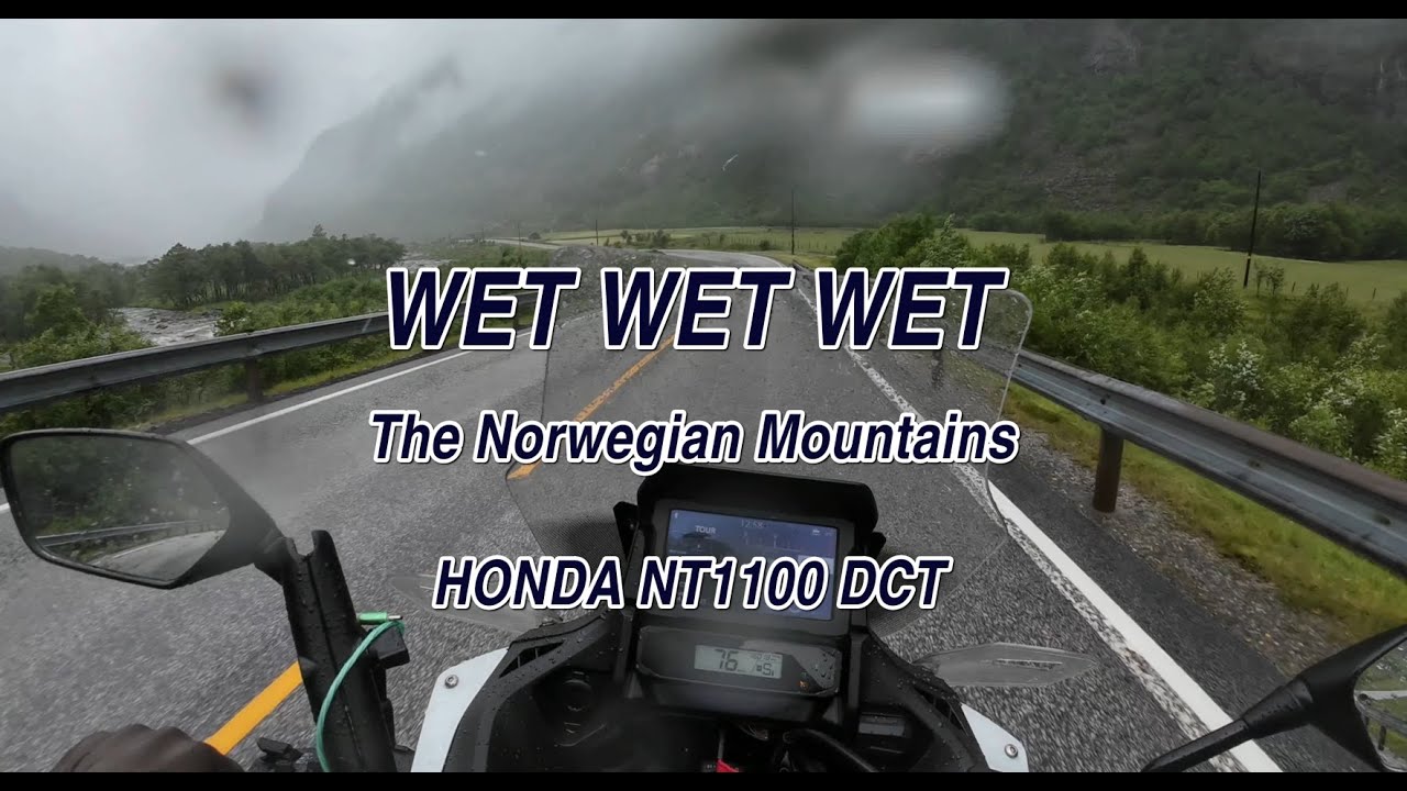 Пусть идёт дождь | Суровые норвежские горные дороги | HONDA NT1100 DCT