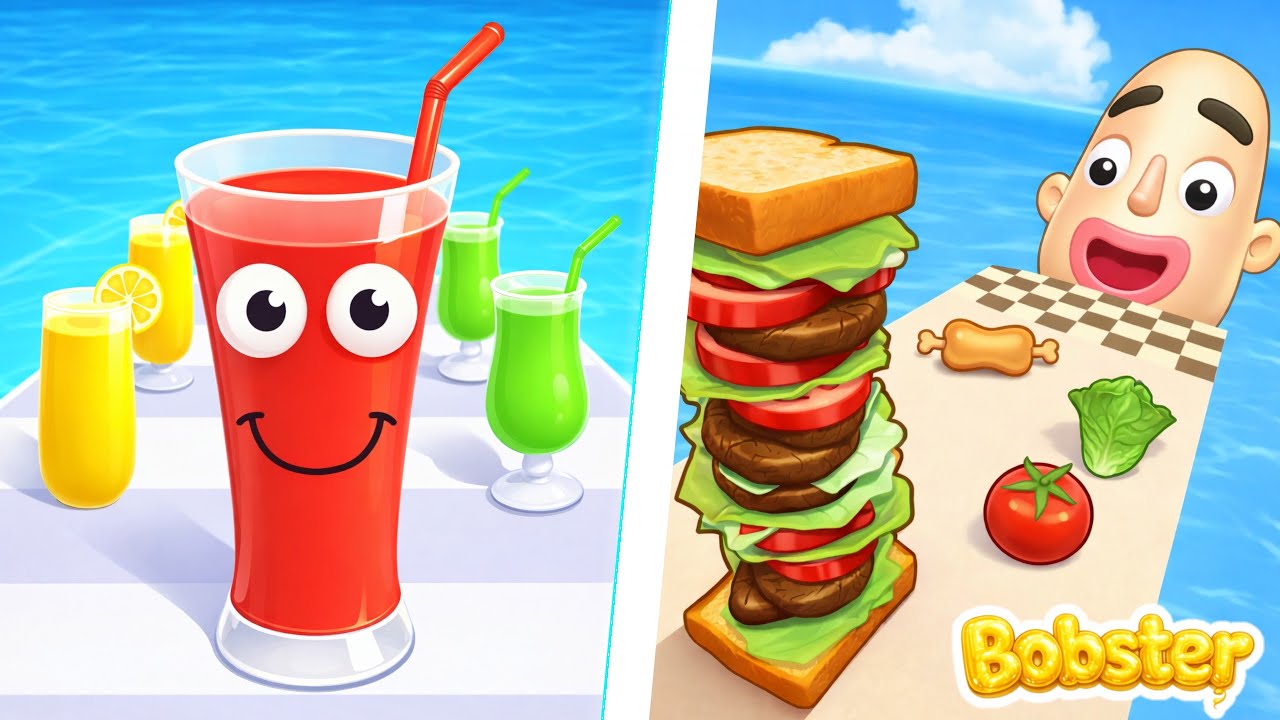 Sandwich Runner VS Juice Run - All Levels  Speedrun MAX Gameplay iOS Android 