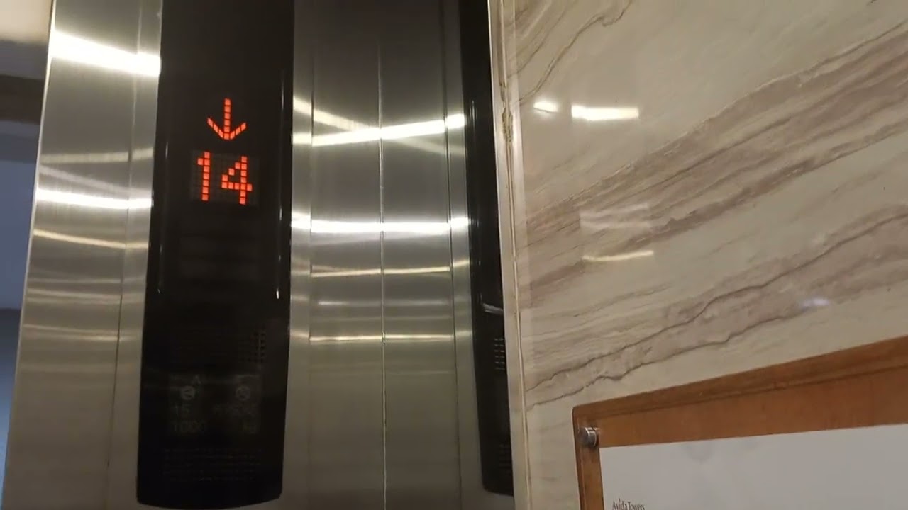 Mitsubishi elevator @ Avida Tower 4, San Lazaro, Manila, Philippines
