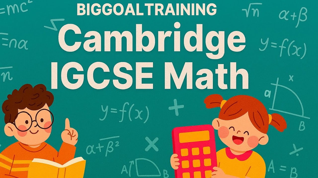 Answers of Cambridge IGCSE Mathematics Paper 12 (Core), May/June 2025