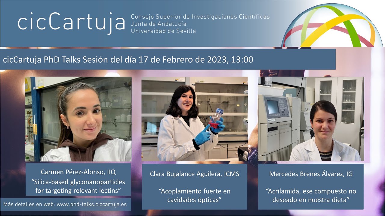 cicCartuja PhD Talks Sesión del día 17 de Febrero de 2023