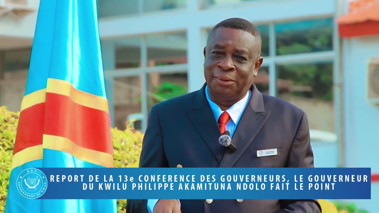 KWILU : POINT DE PRESSE : LE GOUVERNEUR PHILIPPE AKAMITUNA FACE AUX JOURNALISTES 