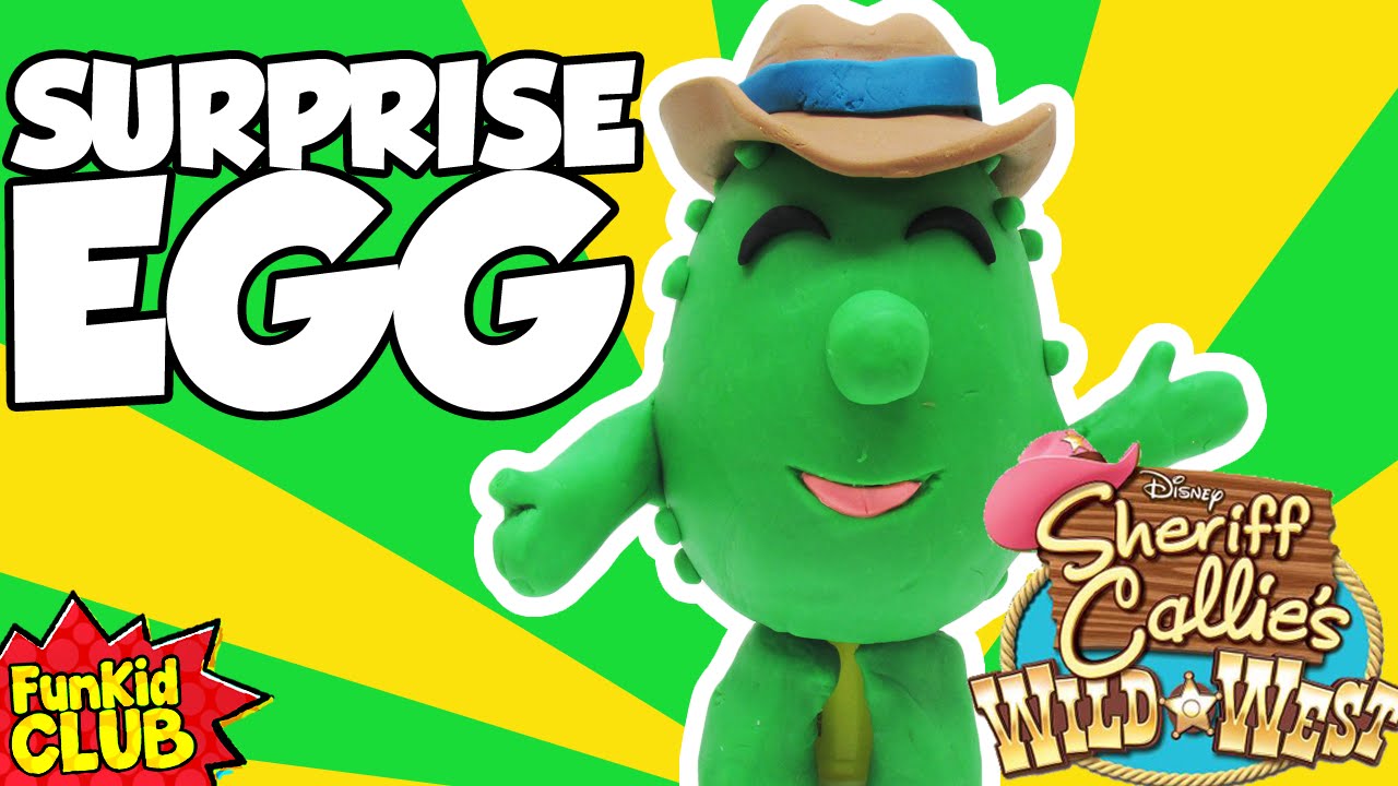 Sheriff Callie's Wild West Friends! Play-Doh Surprise Egg!! TOBY From Sheriff Callie's Wild West!
