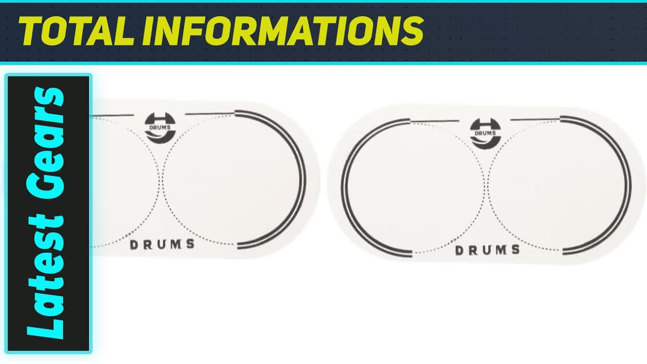 Best Drum Head Protection: White Double Bass Pedal Patches