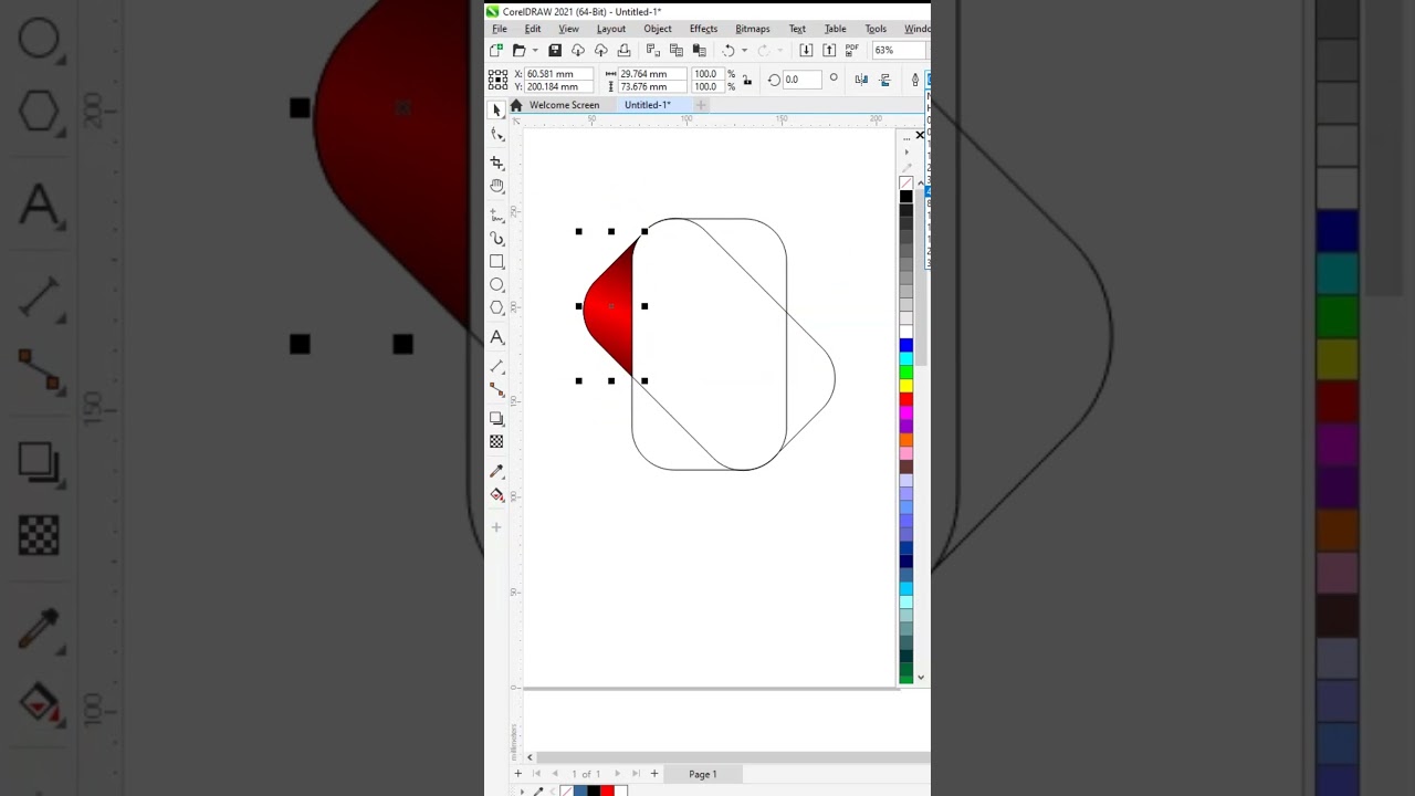 Intersected Cicular logo Design .#coreldraw