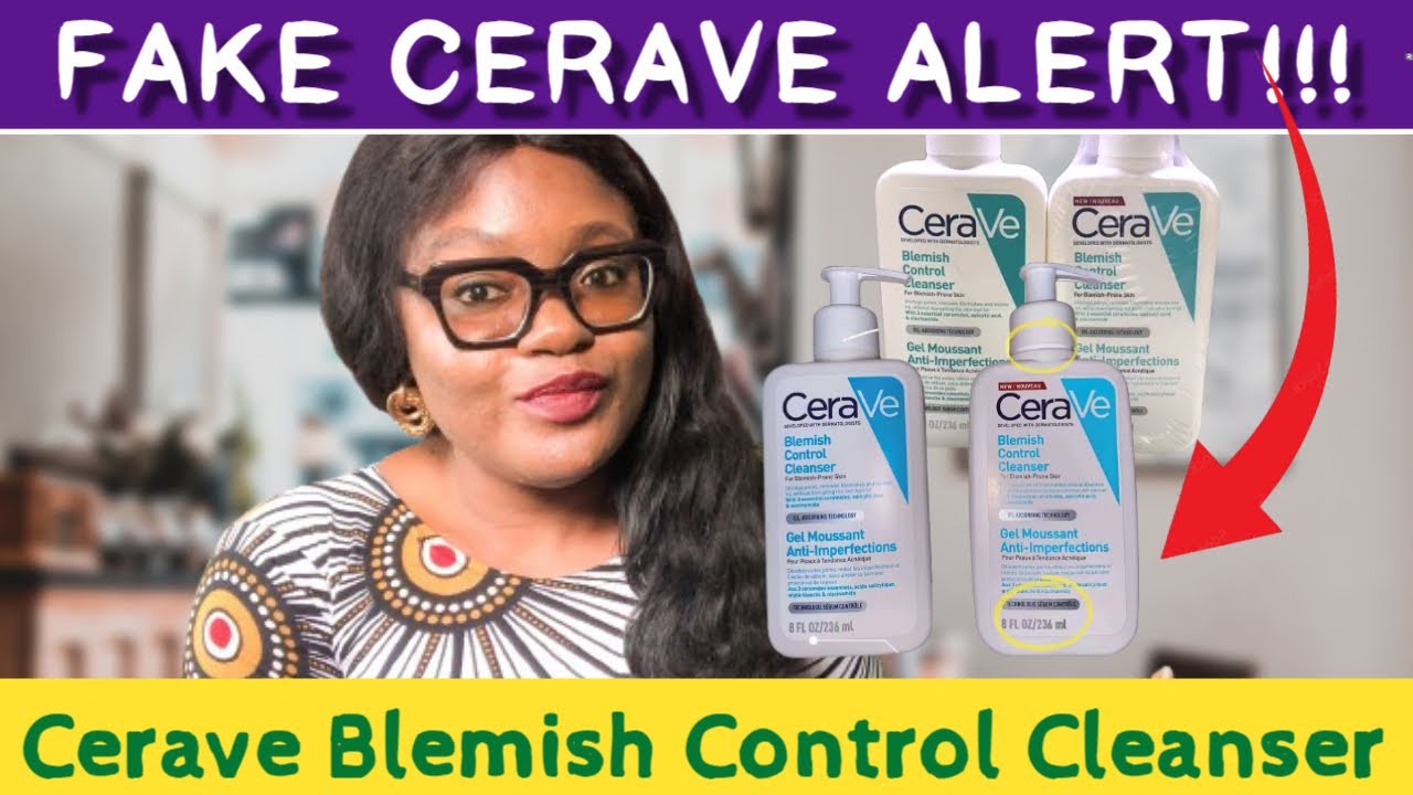 Подделка против оригинала CeraVe Blemish Control Cleanser 😳 Не тратьте деньги зря 💰 😩