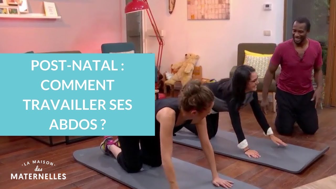 Post-natal : comment travailler ses abdos ? - La Maison des Maternelles 